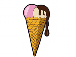 an ice cream