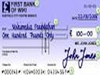 cheque