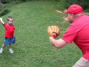 playing catch