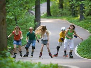 roller-blading