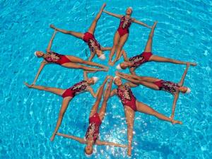 synchronized swimming